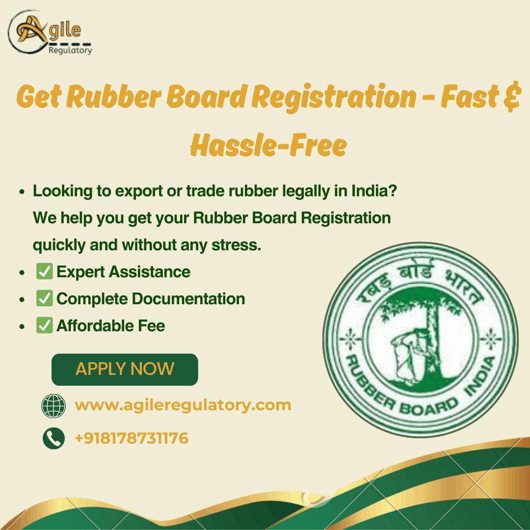 Get Rubber Board Licence for Trading & Export