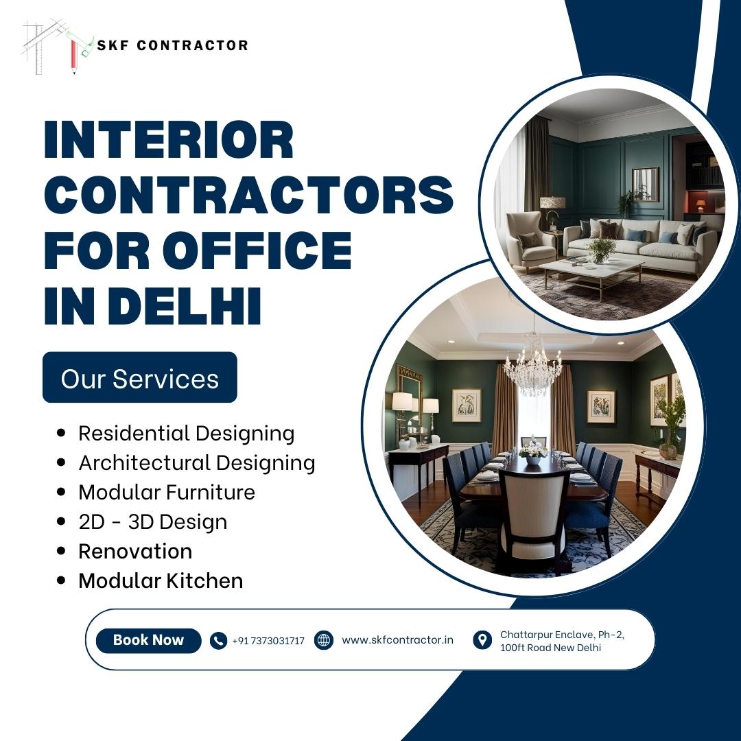 Affordable Interior Contractors for Office in Delhi