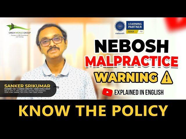 NEBOSH Exam Malpractice: What You Must Know to Stay Safe