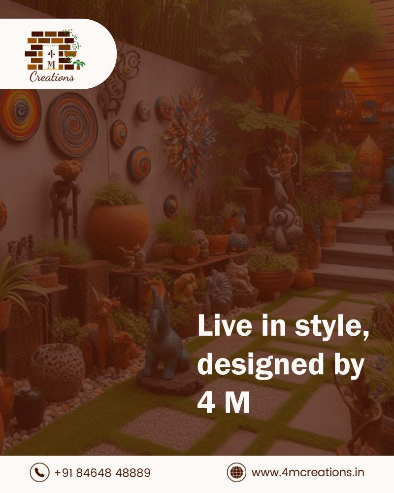 Transform Your Outdoor Spaces with Artistic Designs by 4 M Creations