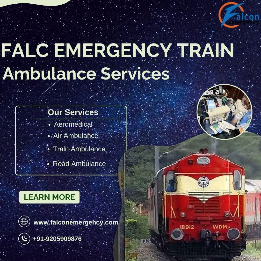 FALC Emergency shifts assist duringTransit in Patna in its Train Ambulance