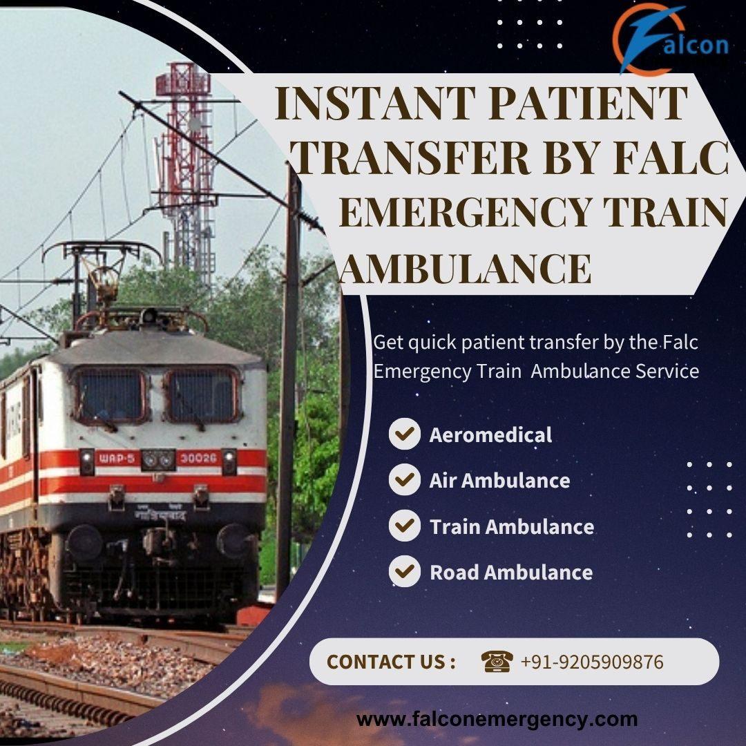 FALC Train Ambulance in Lucknow offers the best and comfortable transfer