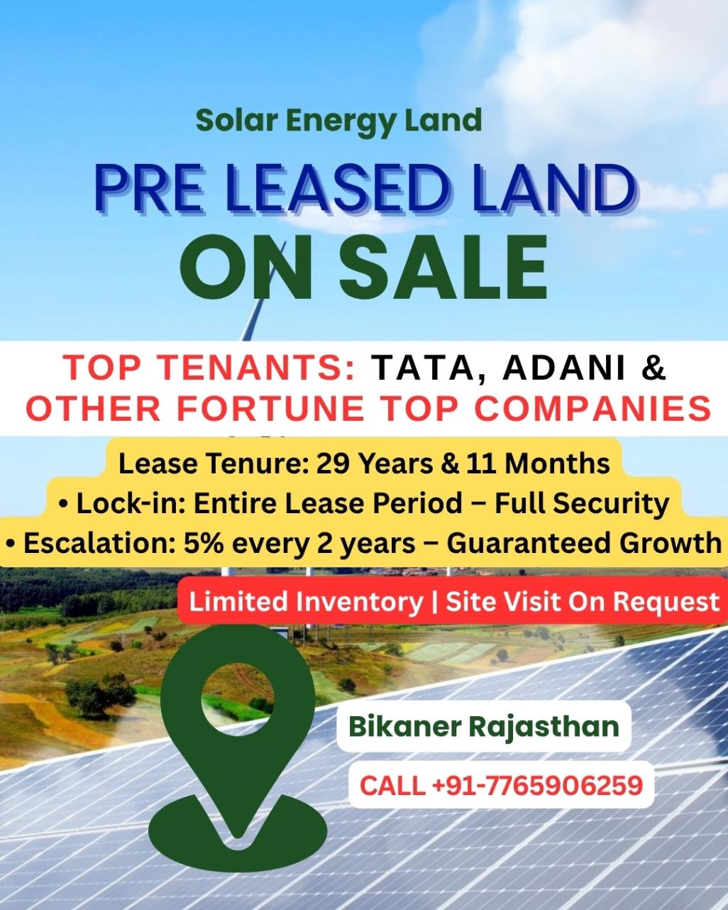 Solar Land for sale in Bikaner Rajasthan