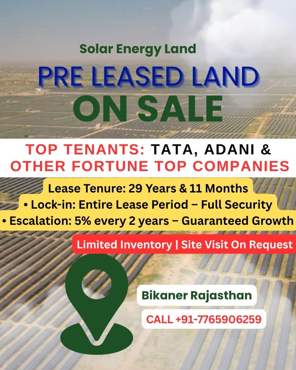 Solar energy Land For sale in Bikaner