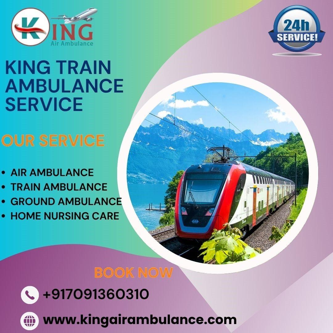 Book King Train Ambulance Service in Gorakhpur handles the relocation  