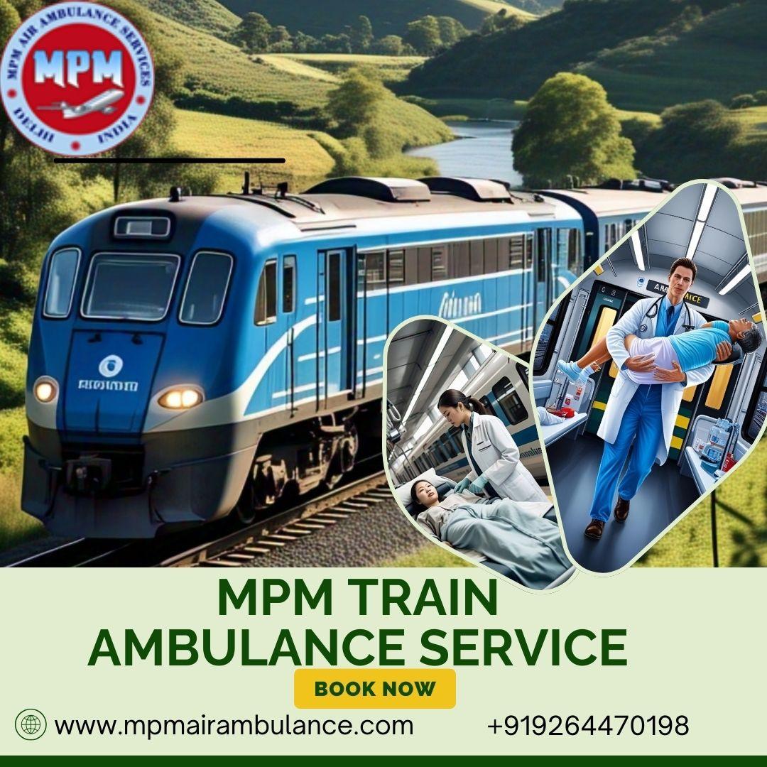The comfort of sick patients is guaranteed by Bangalore's MPM Train Ambulance 