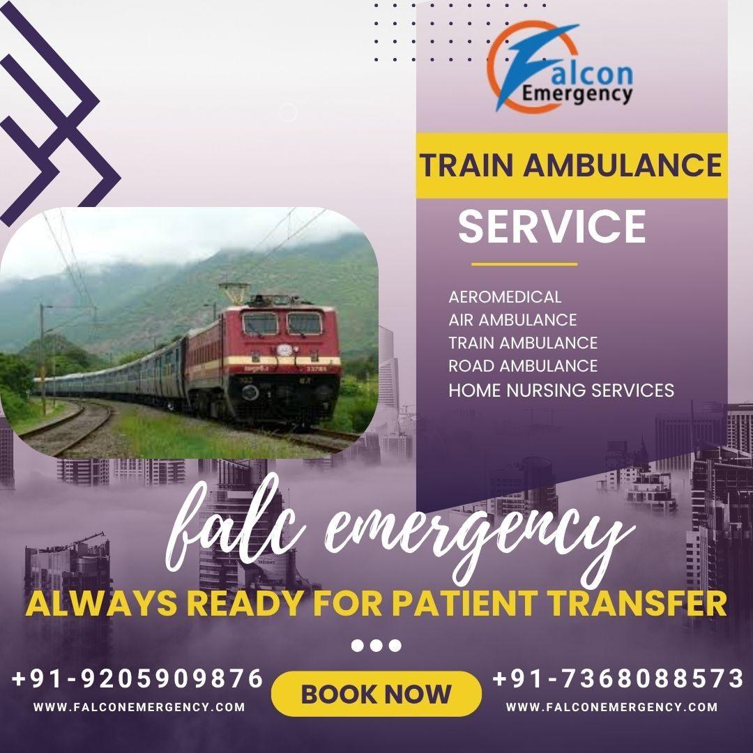 FALC Emergency offers reliable train ambulances for patients in Jaipur