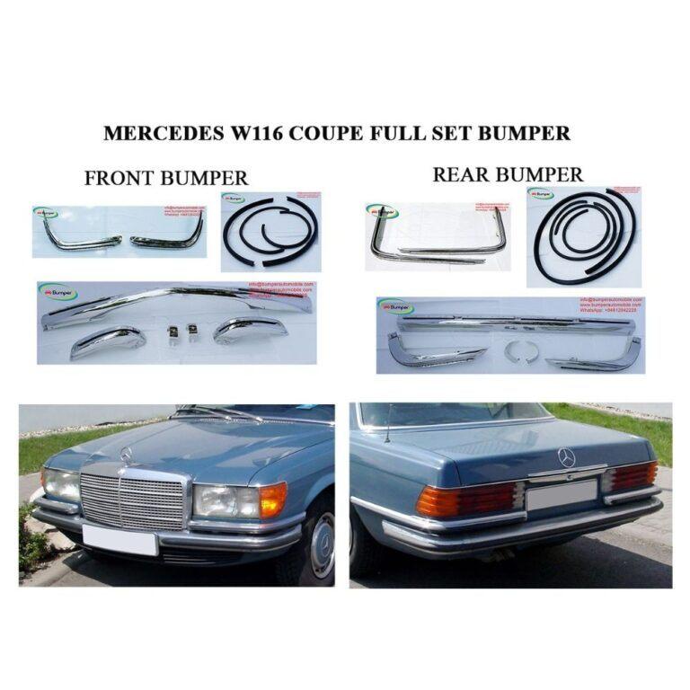  Mercedes W116 EURO style Bumpers (1972-1981) 