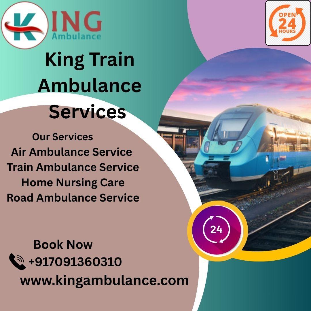   King Train Ambulance  in Delhi provides ICU and facilities for the patient