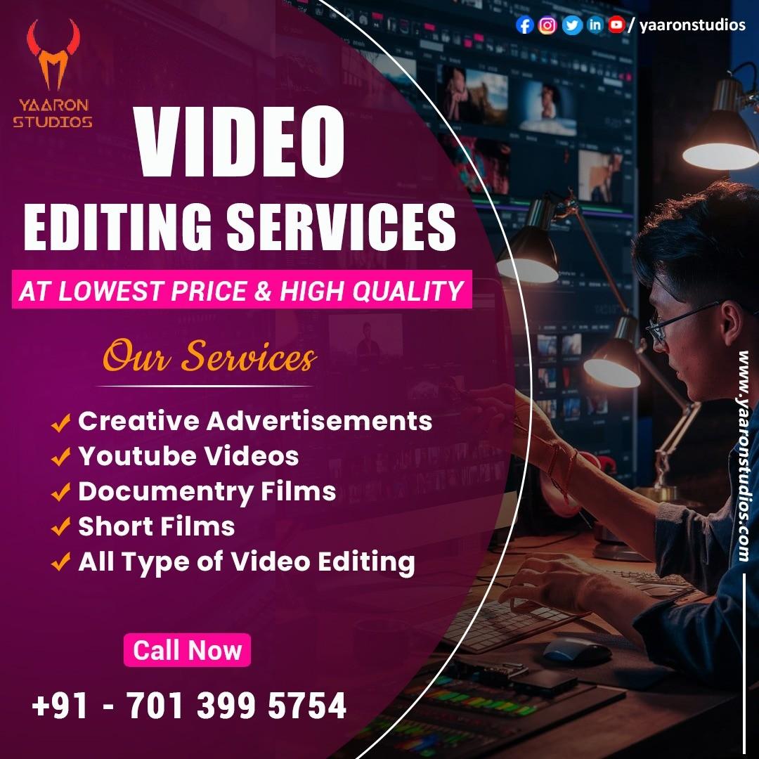 Video editing studios in Hyderabad | Yaaron Studios