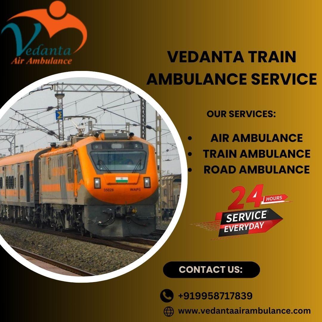 Vedanta ensures all your queries are answered with it Train Ambulance in Kolkata