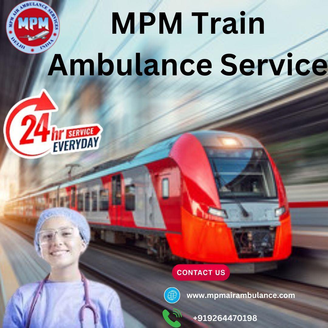 During transfers, MPM Train Ambulance Services in Bangalore can save lives