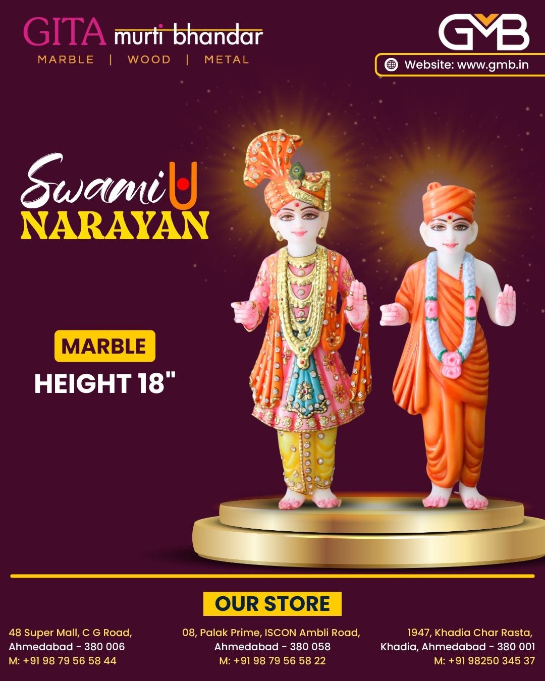 GMB.in | Swaminarayan Statue, C G Road, ISCON Ambli Road, Khadia, Ahmedabad