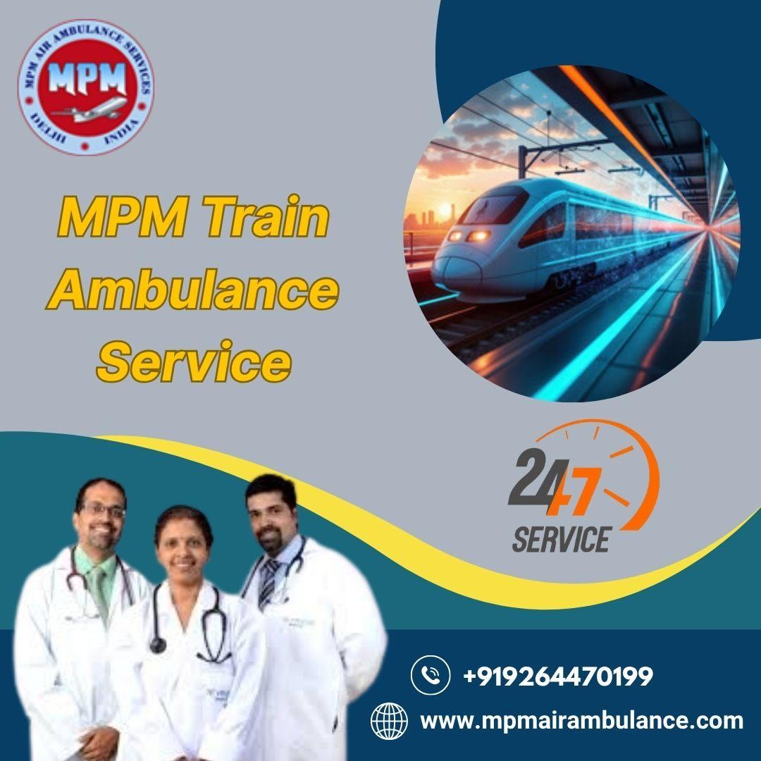Book MPM Train Ambulance Service in Bhopal