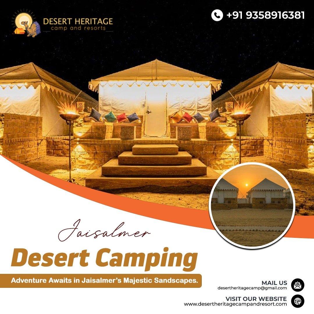 Desert Camping in Sam Sand Dunes