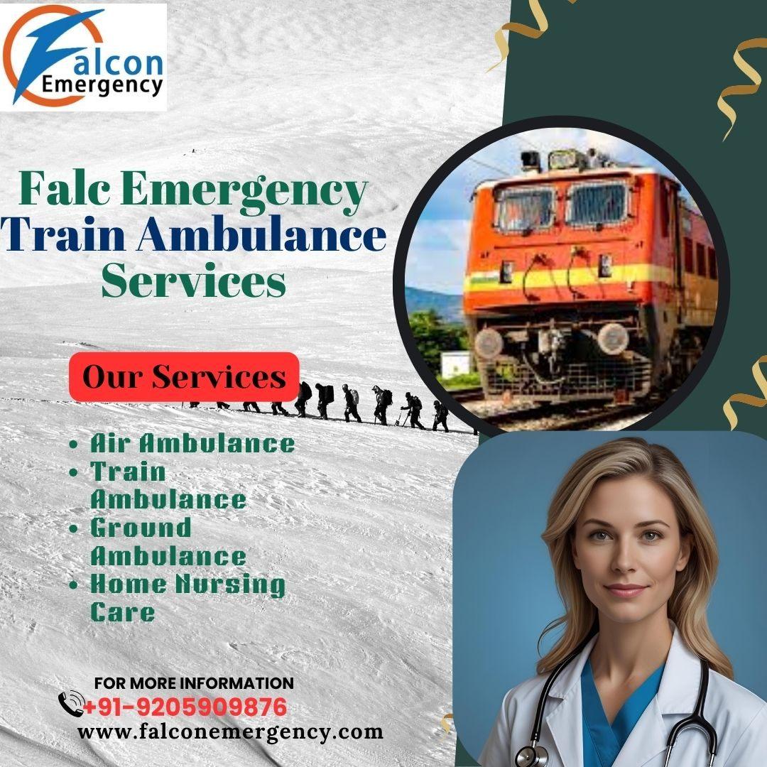 The authentic emergency services of FALC are located in Bhopal train ambulance