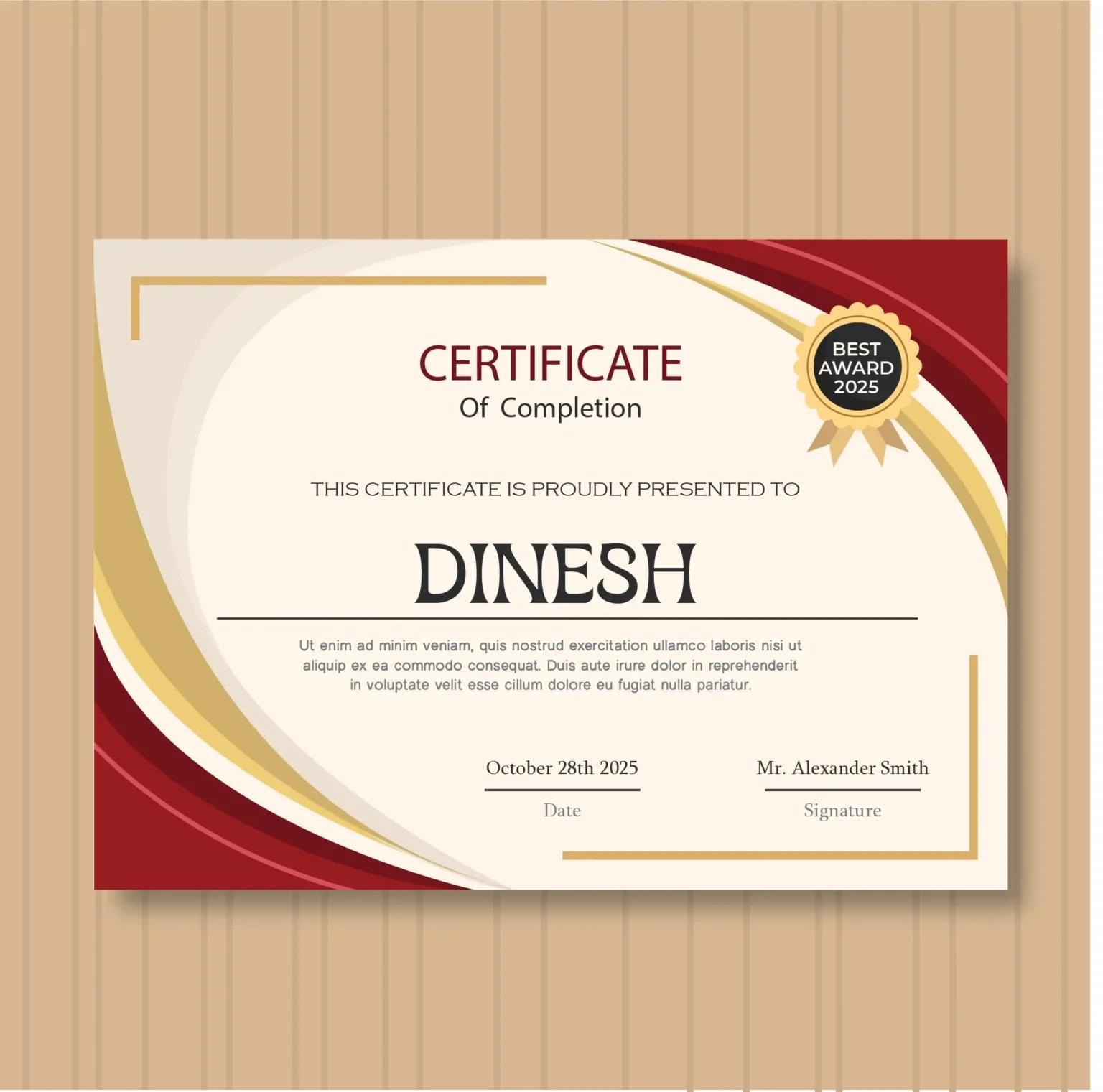 Certificate Printing in Bangalore