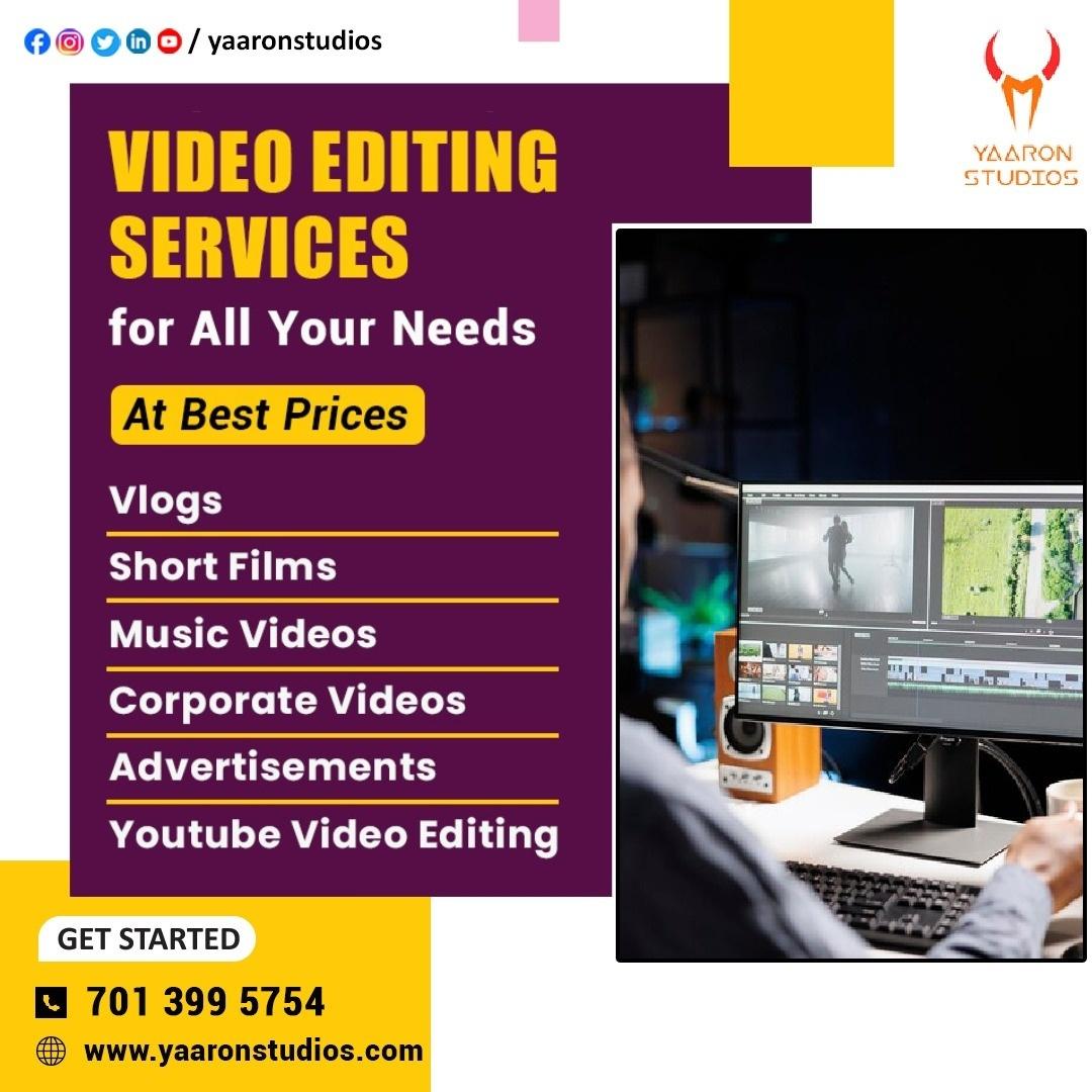 Video Editing Services Near Me | Yaaron Studios