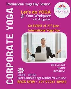 Nirviklap yoga academy | Corporate Yoga Classes in Ahmedabad