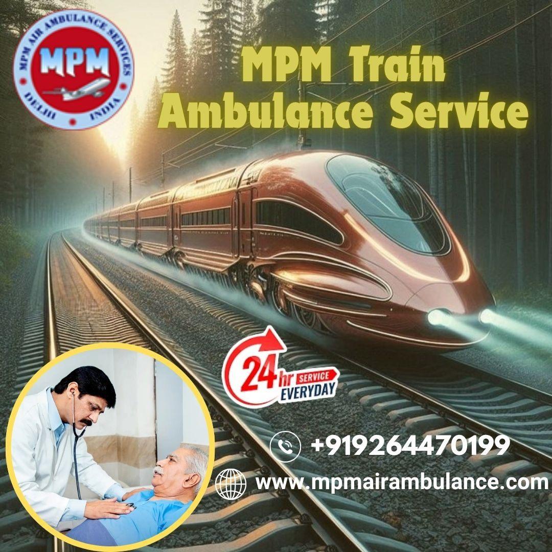 Book MPM Train Ambulance Service in Allahabad