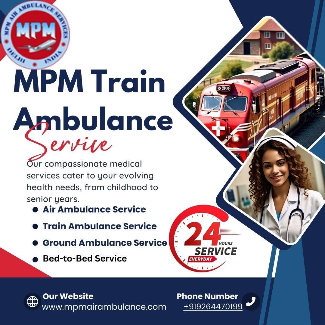 The MPM Train Ambulance is presently offering care at train in Kolkata
