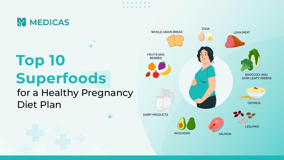 Healthy Pregnancy Diet: Top 10 Superfoods Recommended by Expert Dietitian