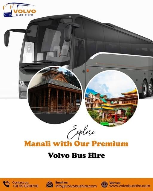 Volvo Bus Hire in Jaipur  AC Luxury Bus Rental