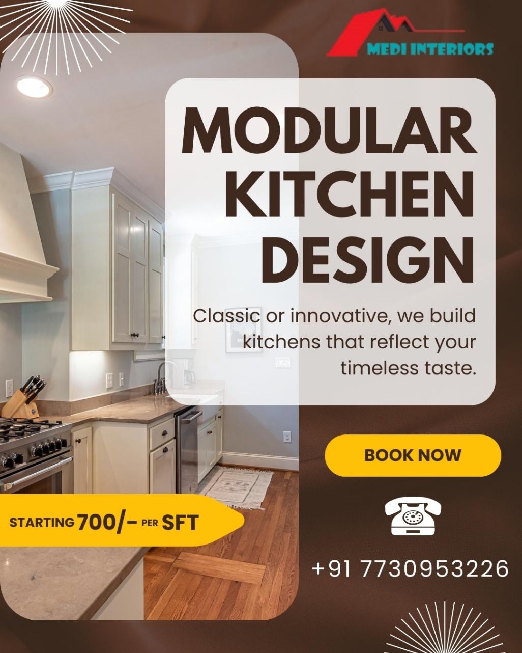 Modular Kitchen Designs in Hyderabad | Medi Interiors