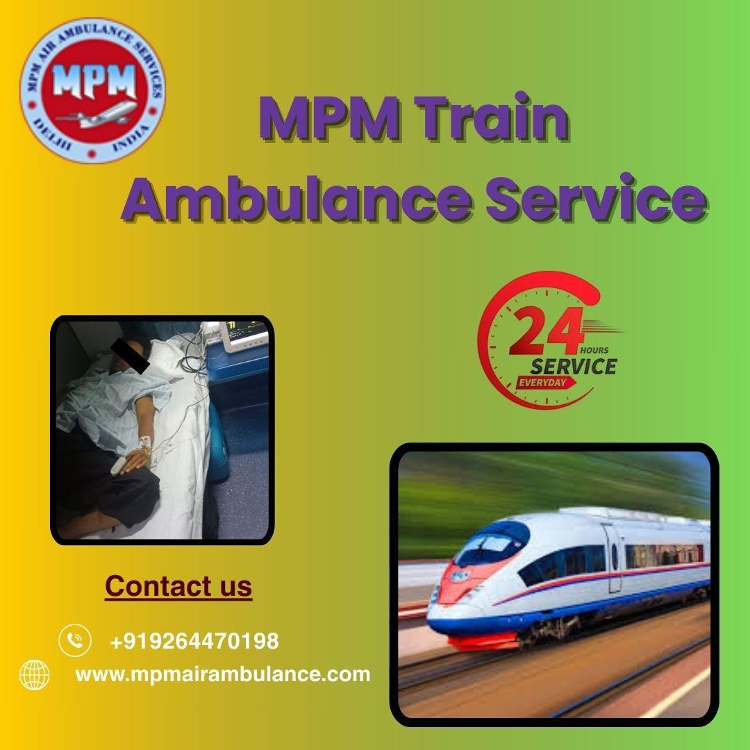 MPM Train Ambulance provides continuous care while traveling to Mumbai hospital