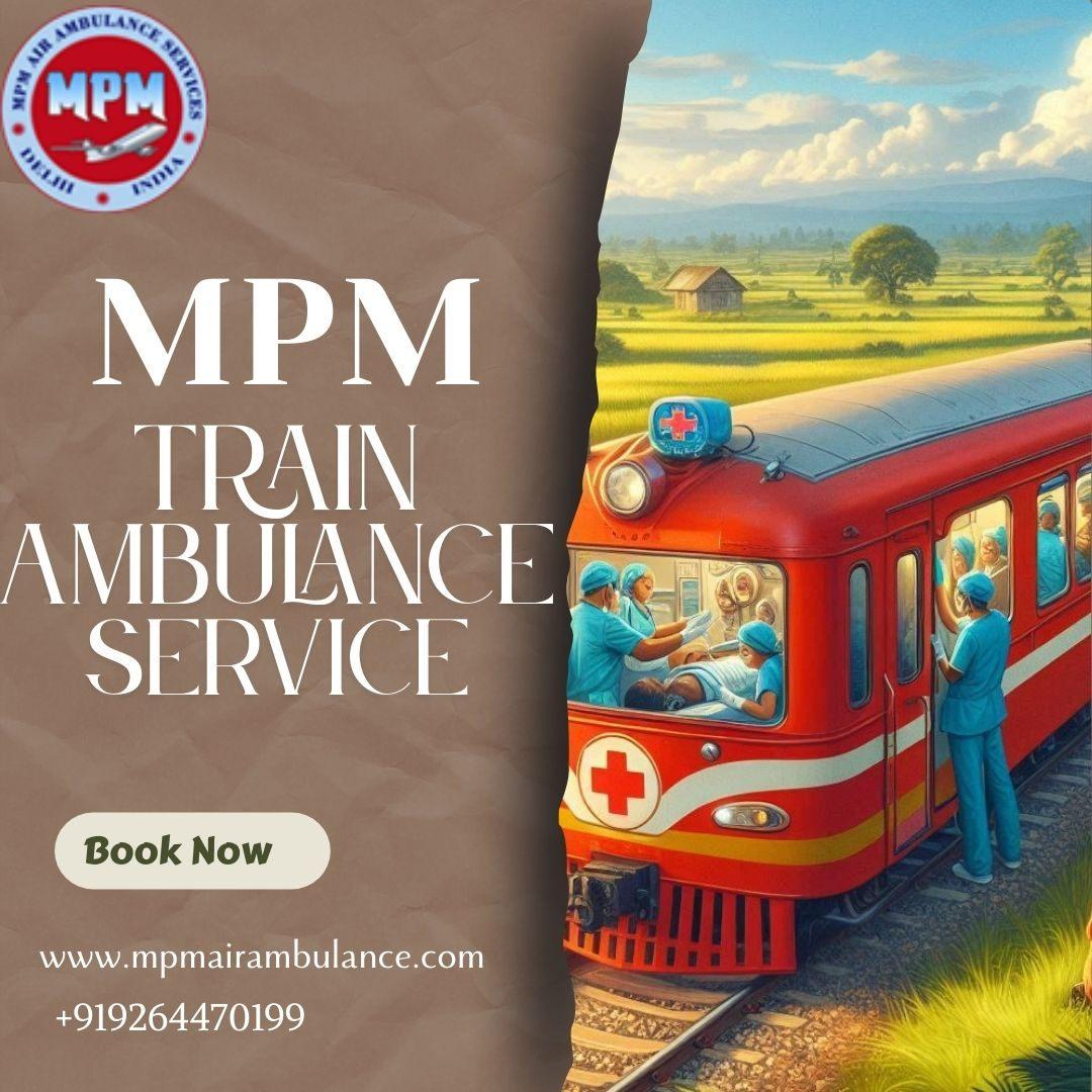 MPM Train Ambulance in Kolkata stabilizes patient and restores declin condition