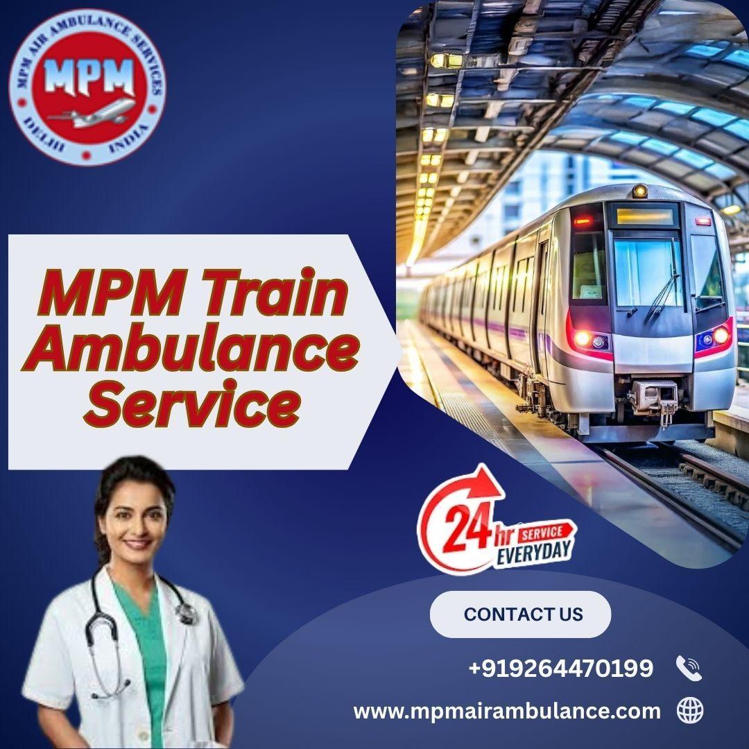 MPM Train Ambulance in Raipur Are Available 24 Hours for Patient Treatment
