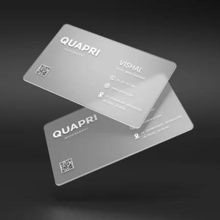 Transparent Visiting Cards