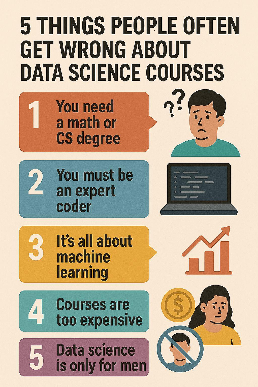 5 Things People Often Get Wrong About Data Science Courses