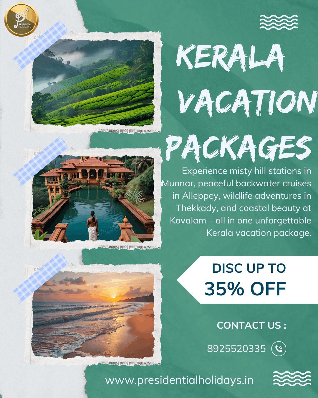 Kerala Tour Packages from Madurai