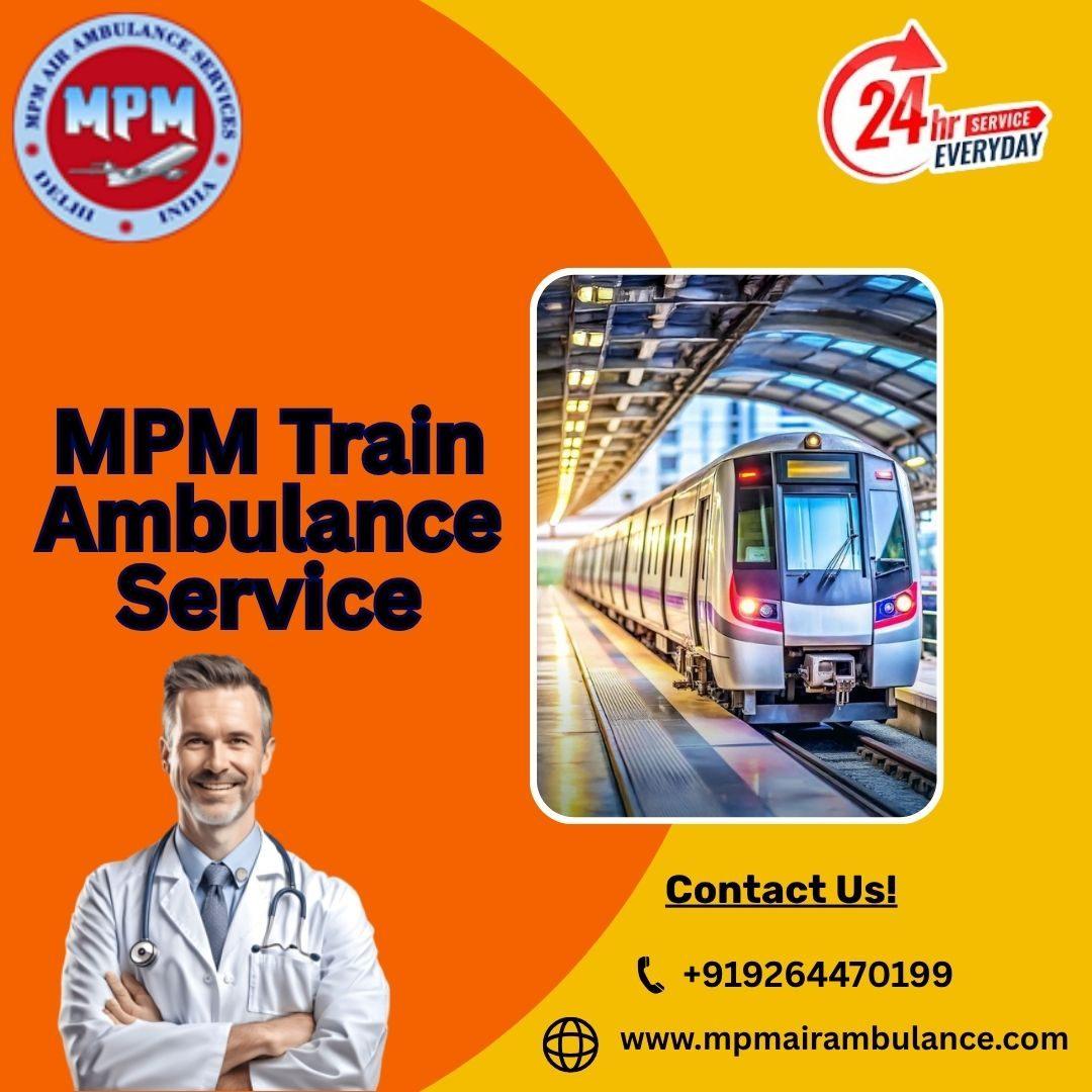 Use MPM Train Ambulance Service in Varanasi