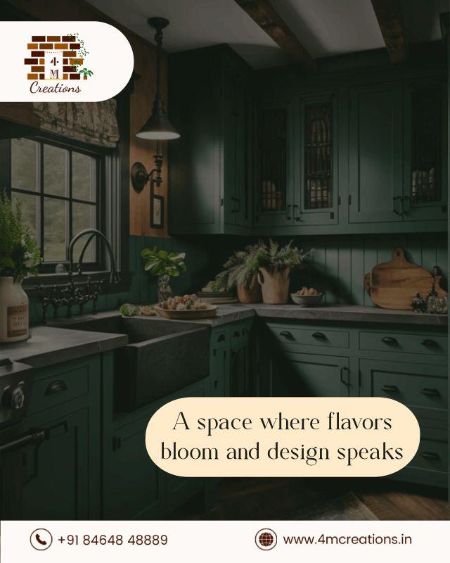   Elegant Green Kitchen Where Style Meets Functionality