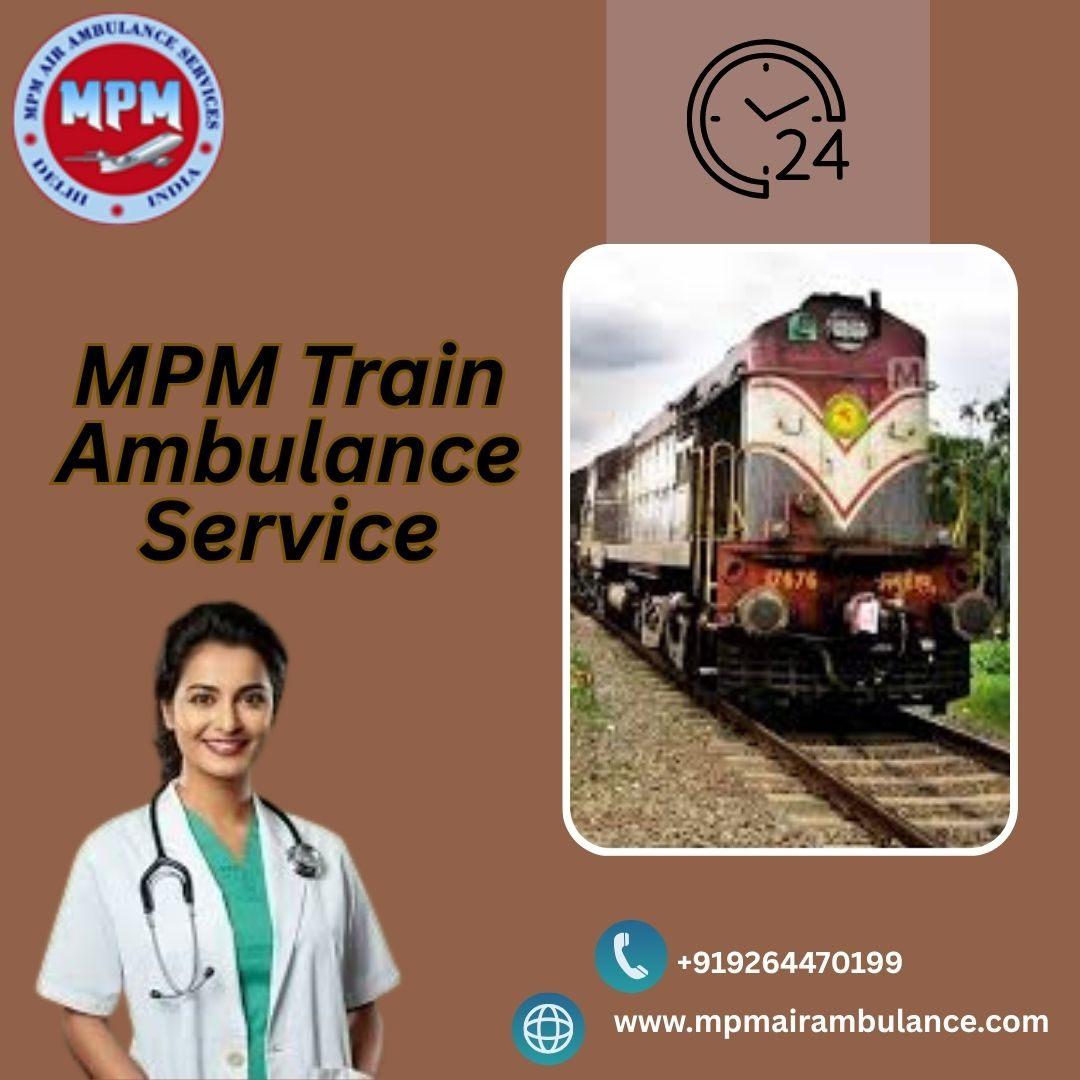 Book MPM Train Ambulance Service in Varanasi