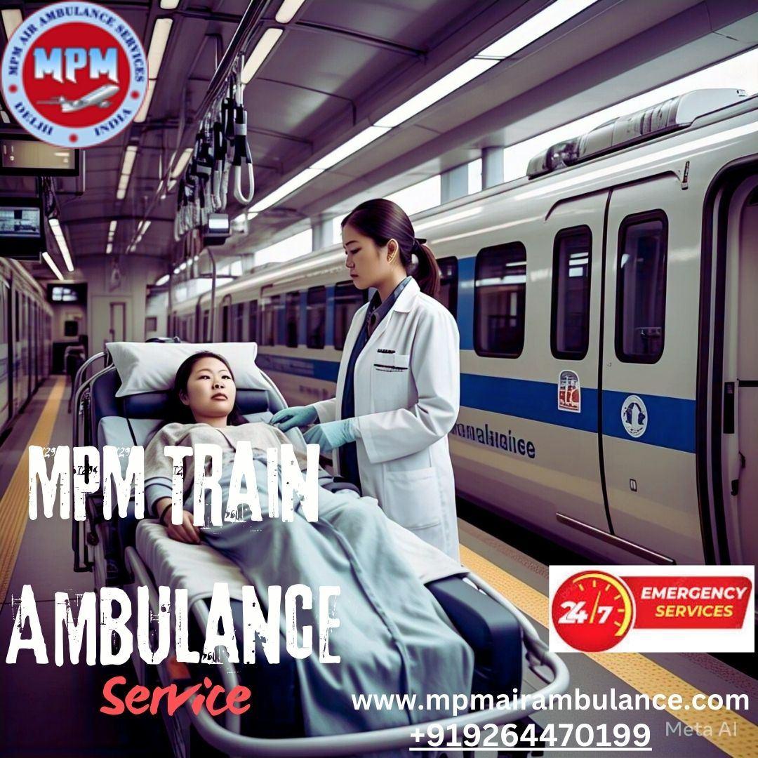 MPM Train ambulance Relocating Patients in Guwahati Without Endangering Health