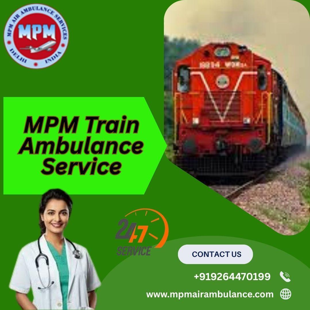 Book MPM Train Ambulance Service in Siliguri