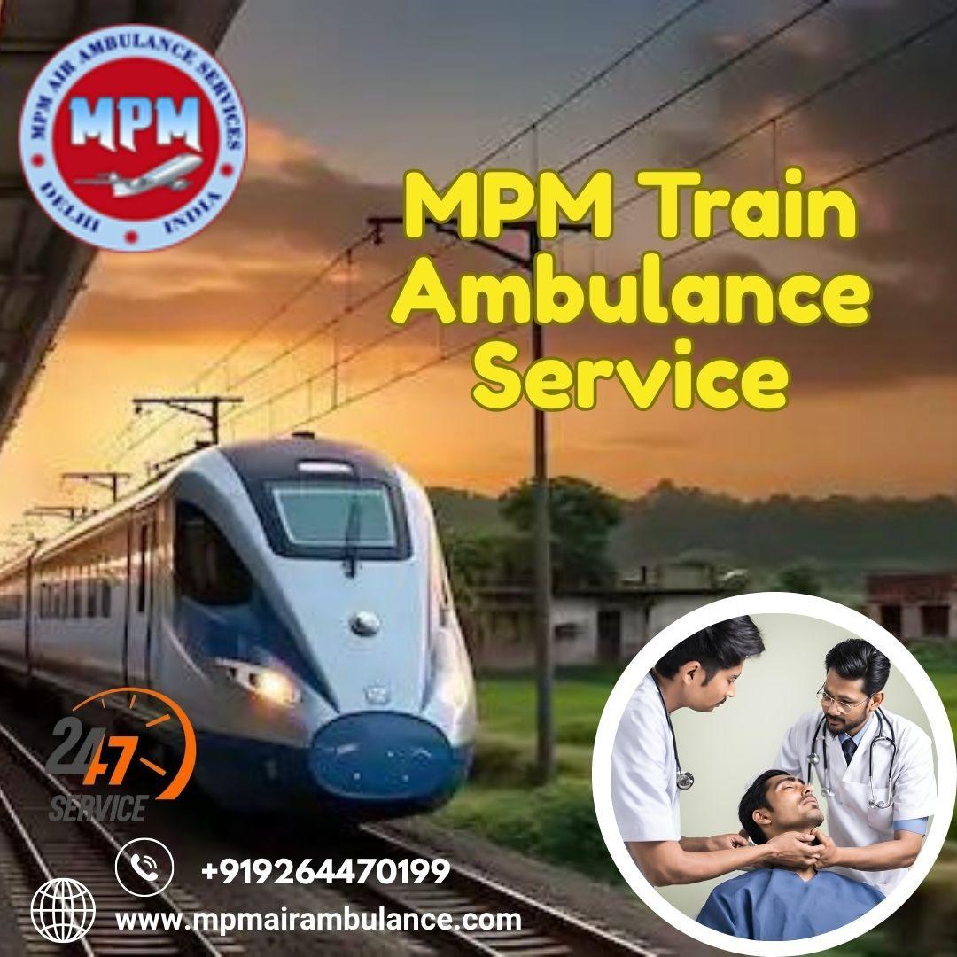 Book MPM Train Ambulance service in Varanasi