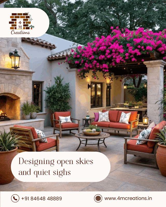 Elegant Outdoor Living with Mediterranean Charm