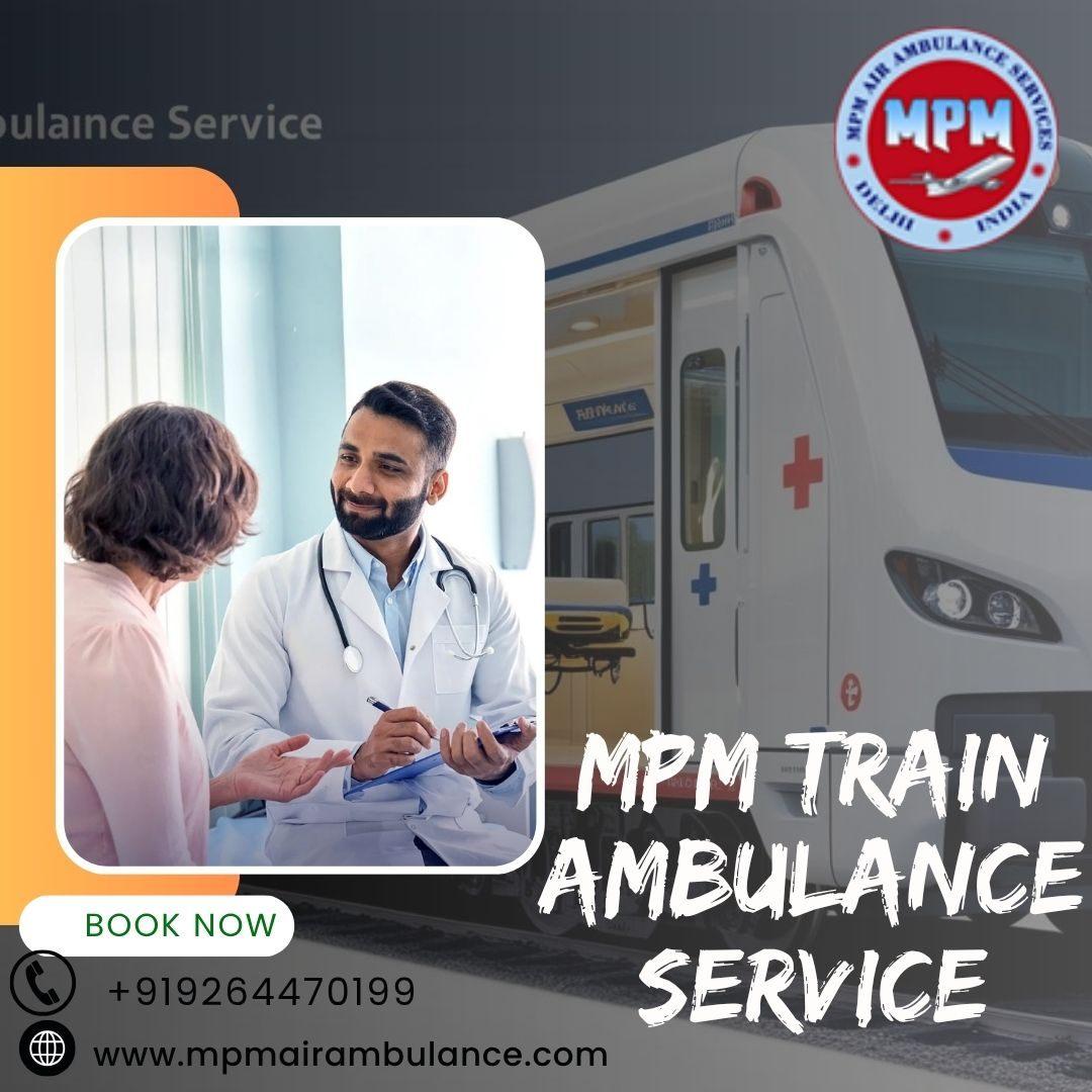 MPM Train Ambulance in Ranchi takes care of patient family with No.1 facility