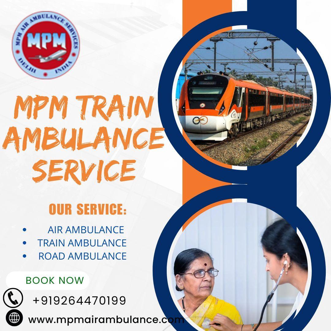 MPM Train Ambulance in Chennai provides medical professionals on trains