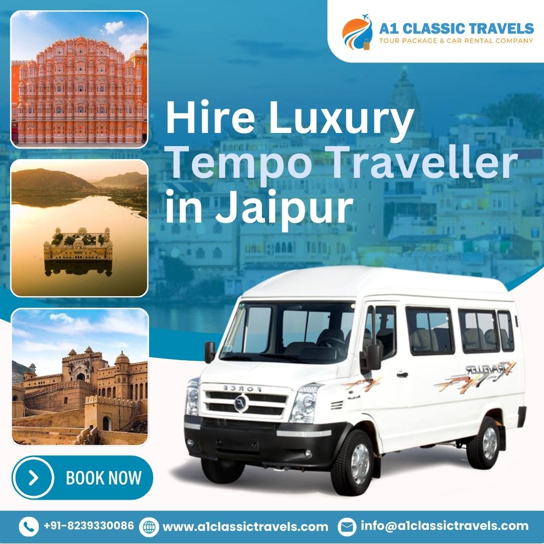 Book Tempo Traveller in Jaipur for Comfortable Group Travel