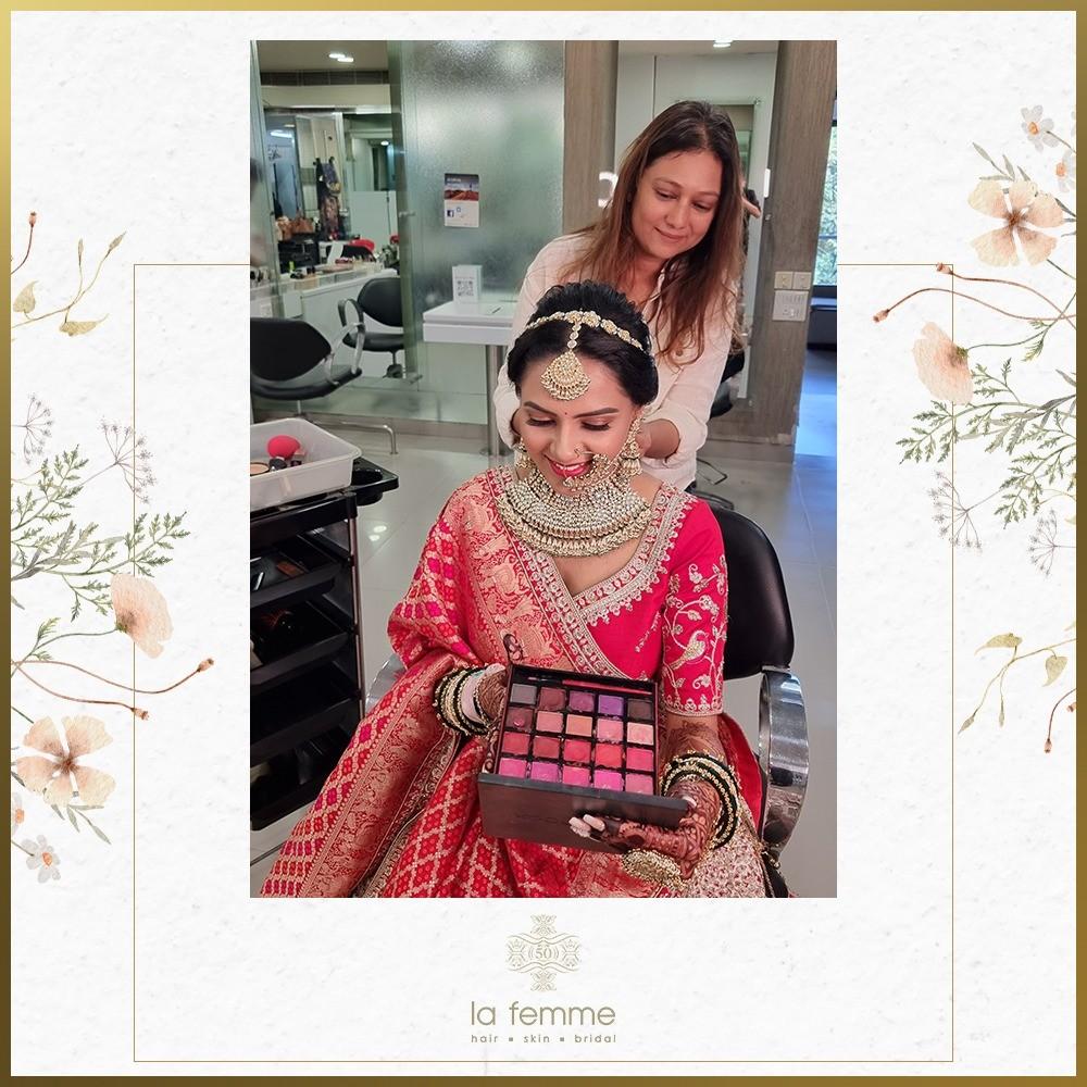 bridal hair stylist and makeup artist in ahmedabad