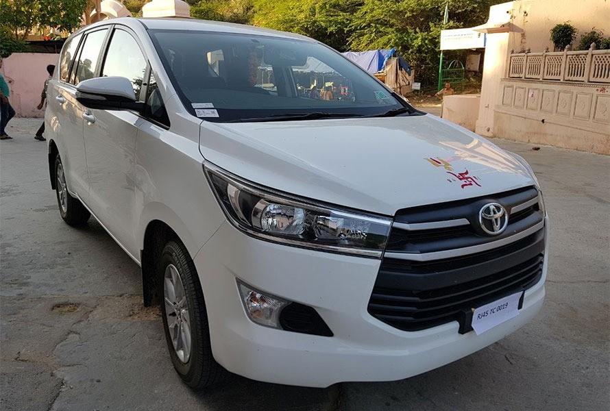 Toyota Innova Crysta Rental in Jaipur, Book Now!