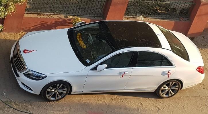 Mercedes S Class Hire for Wedding in Jaipur