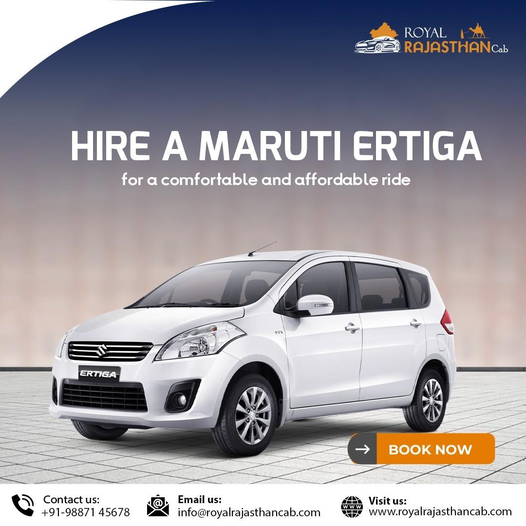 Ertiga Car Hire for Jaipur Tours Book Now