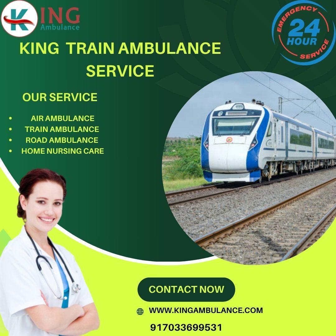 King Train Ambulance Service transports your patient to thor the best treatment