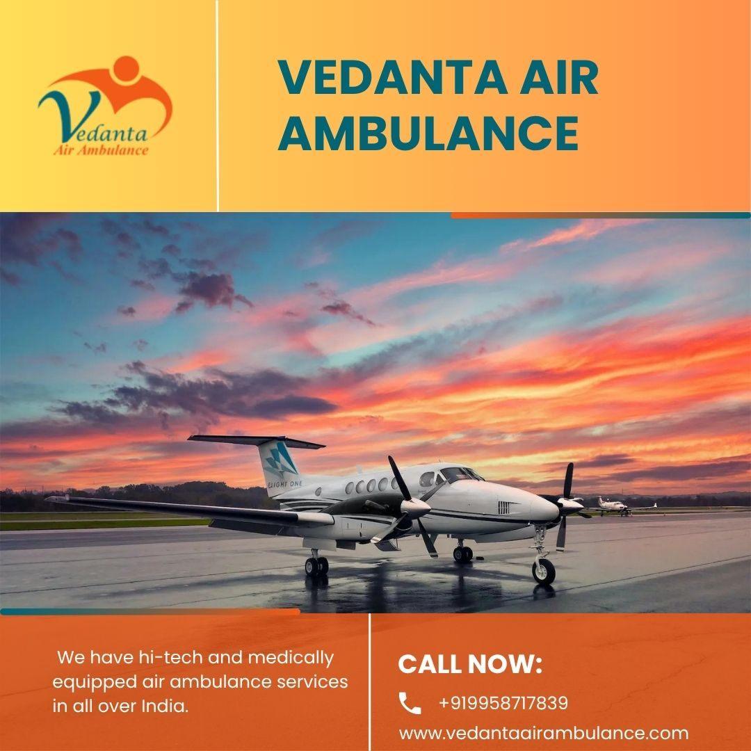 Perfect Air Ambulance from Guwahati with Superior Medical System